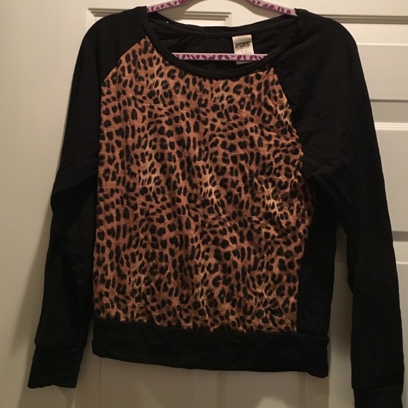 Victoria's Secret pink leopard long sleeve