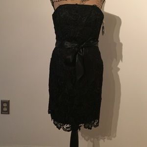 Adrianna Papell Evening Lace Strapless dress.