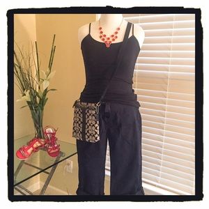 Calvin Klein Navy Blue Capris