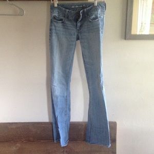 American eagle artist flare jeans