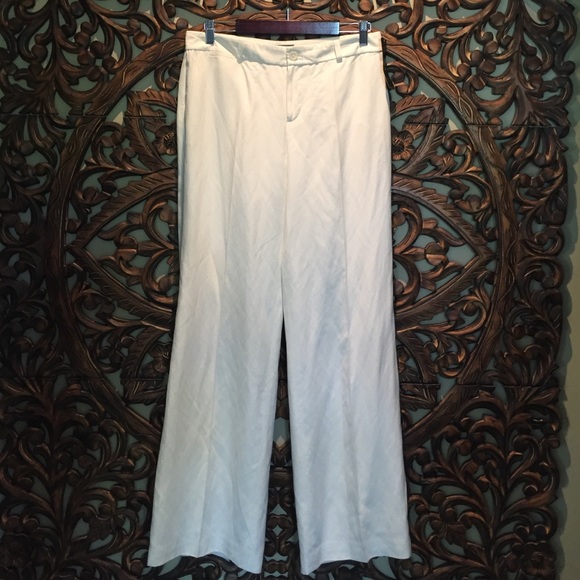 Ralph Lauren silk whit pants
