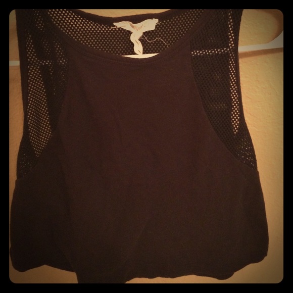 Mesh crop top