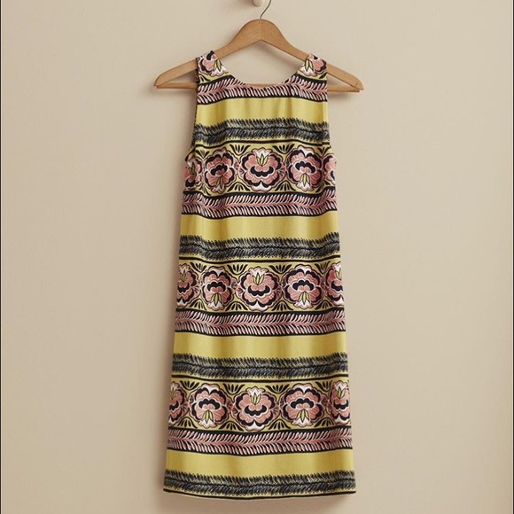 LOFT Floral Bloom Spring Shift Dress - Picture 4 of 4