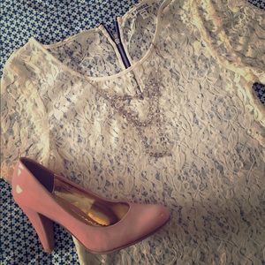 Lace shirt | Express