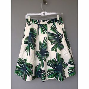 ✨SALE✨ Palm Leaf Print Midi Skirt