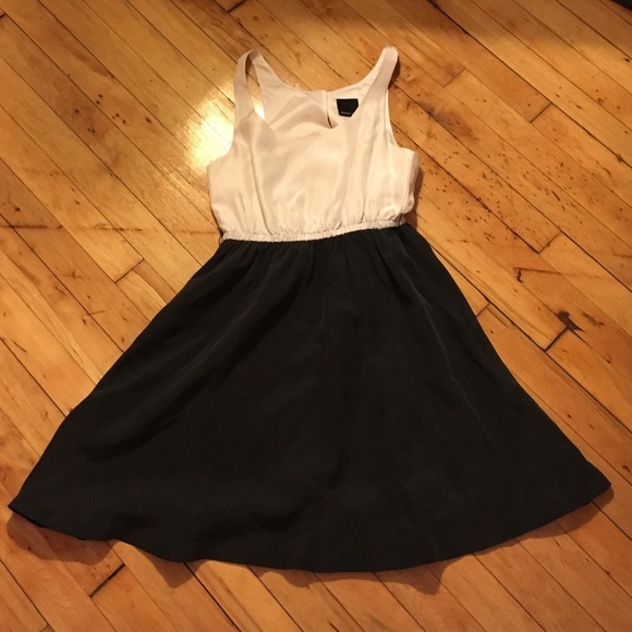 Dolce vita fit and flare silk dress