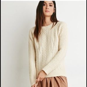 ✨NWT✨ Forever 21 Contemporary Beige Sweater