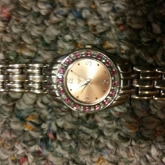 Candie's watch. Pink and silver with rhinestones - Picture 3 of 4