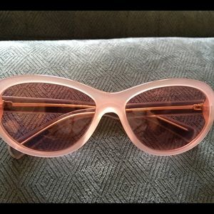 Nina Ricci Pink round frame sunglasses