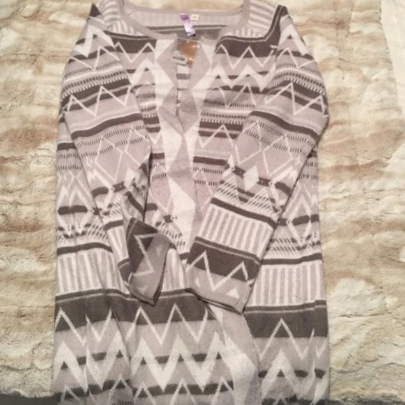 Francesca's oversized cardigan