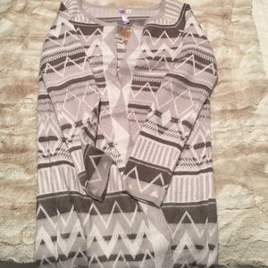 Francesca's oversized cardigan