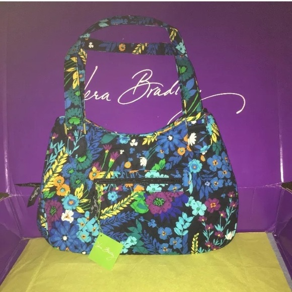 Vera Bradley Emily Sachel in midnight blues NWT - Picture 1 of 3