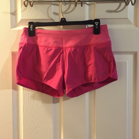 Pink Nike dry fit running shorts size small S