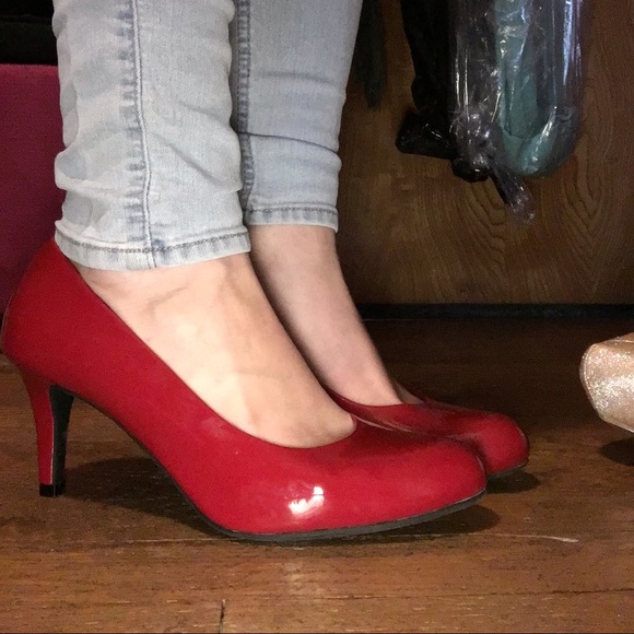 red heels payless