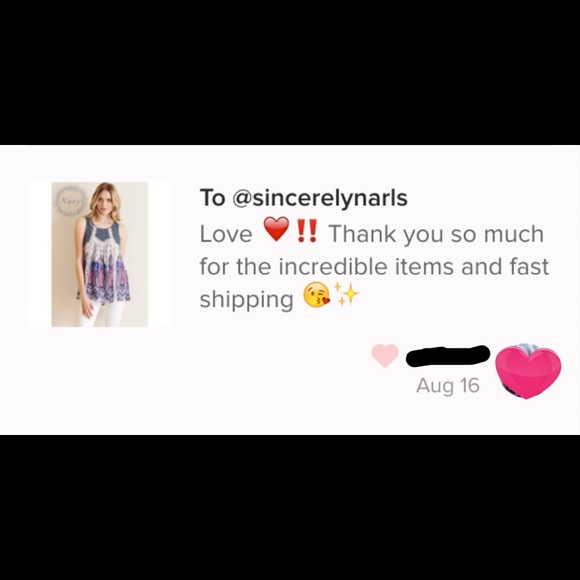 >>LAST<< Charming Day Bord Print Top - Picture 4 of 4