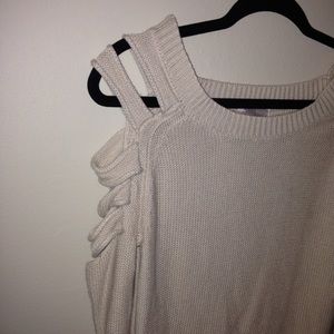 Cut Up Sleeve Sweater