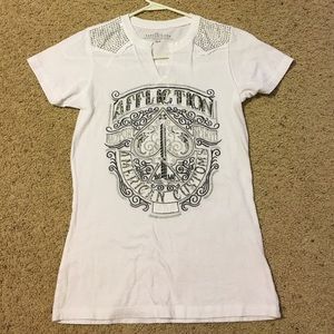 Women's affliction tee, like new condition