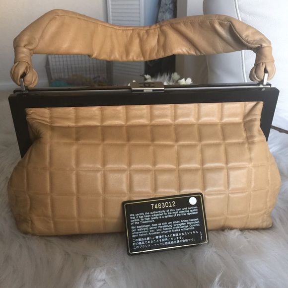 Chanel camel color, gently used medium tan