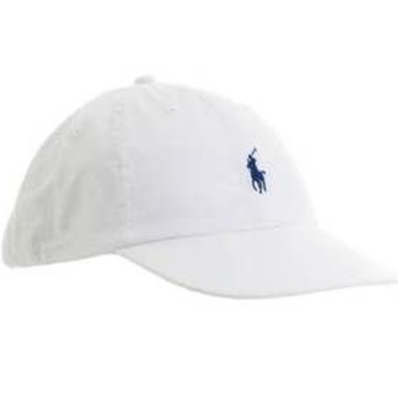 black and white polo hat
