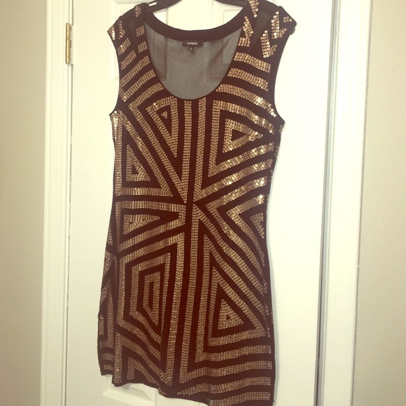 Express mesh back mini dress!!