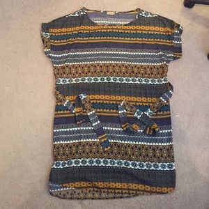 Janette Plus Aztec dress