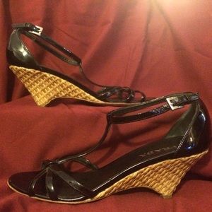 Prada Black wedges