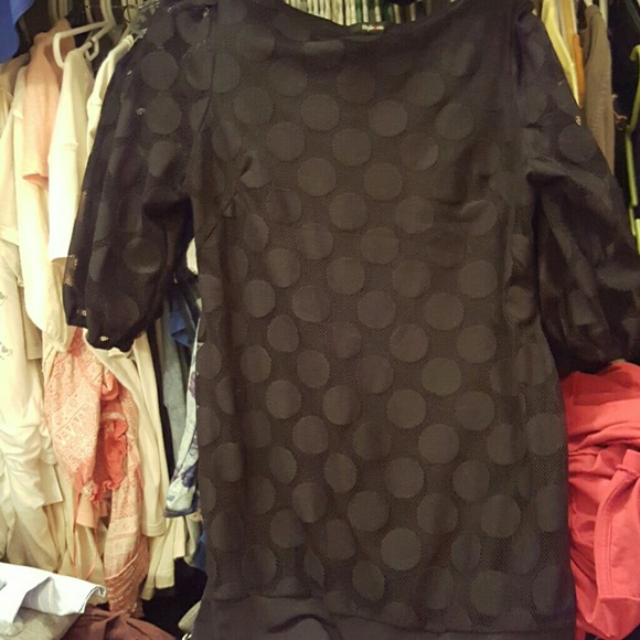 Black polka dot