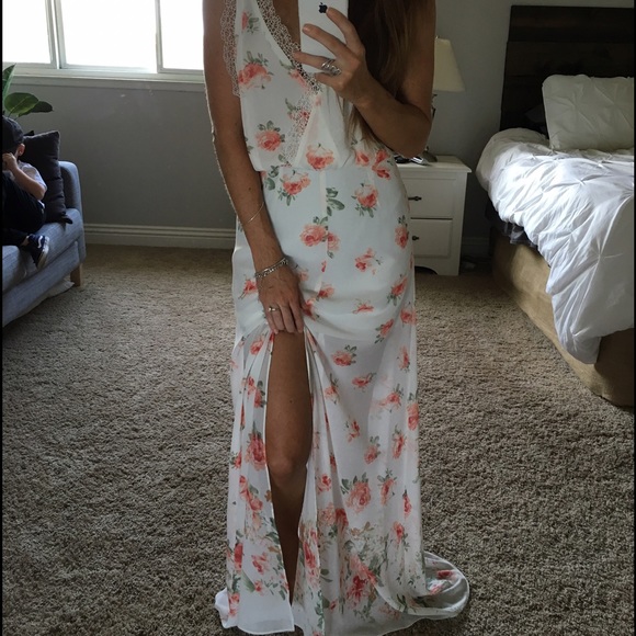 Floral maxi dress