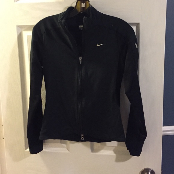 Nike black dry fit zip up size small xsmall
