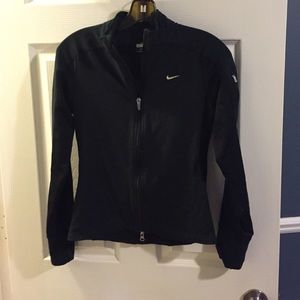 Nike black dry fit zip up size small xsmall