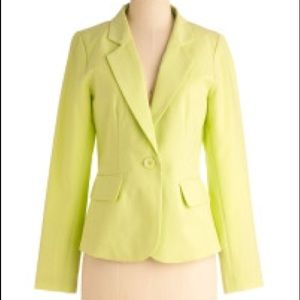 MODCLOTH GREEN BLAZER