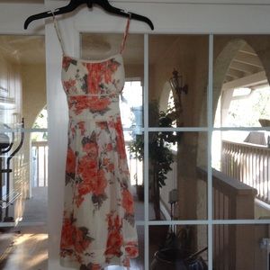 Floral spaghetti strap sundress