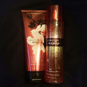 7 bottles perfume and lotion bundle