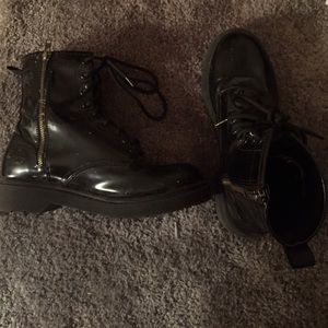 Black Combat Boots