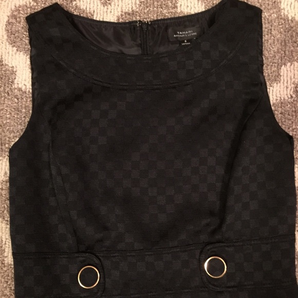 Tahari black dress