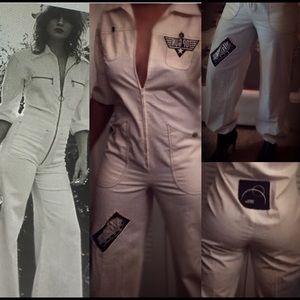 Vintage off-white jumpsuit! Sporty classic✨👌🏾