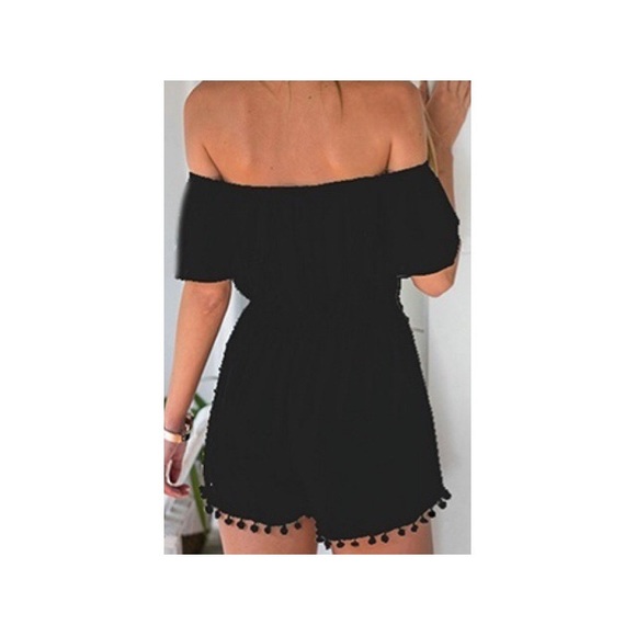 LAST ONE↠Off The Shoulder Romper↞ - Picture 2 of 3