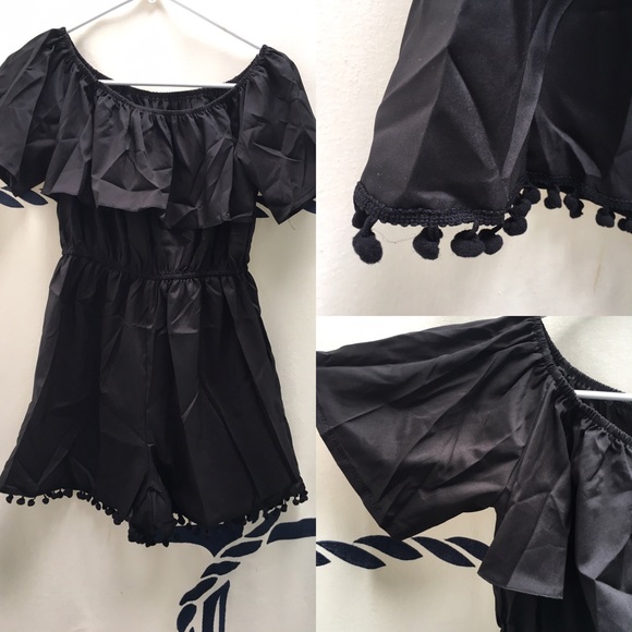 LAST ONE↠Off The Shoulder Romper↞ - Picture 3 of 3