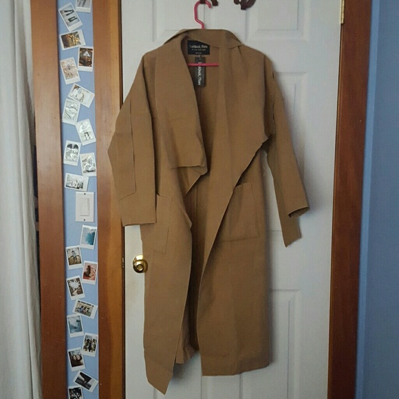 Lookbook Store Long, oversized, drape style jacket