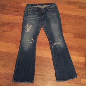 Express destroyed jeans