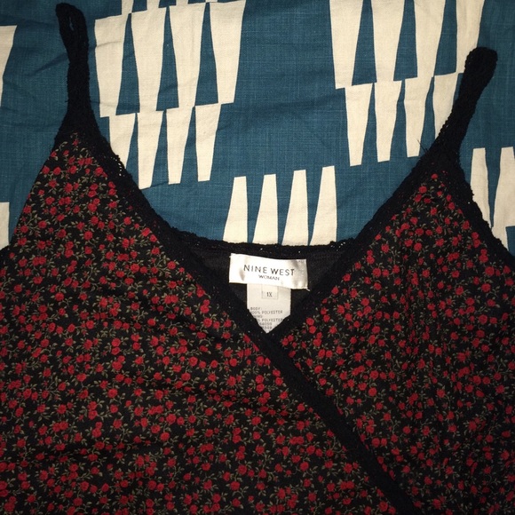 Slinky mini rose print dress