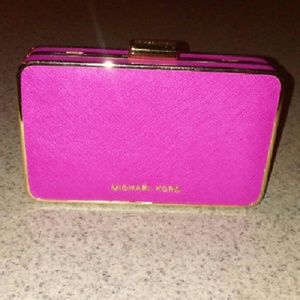 Michael Kors mini box clutch
