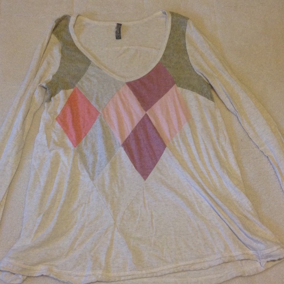 Free people argyle long sleeve