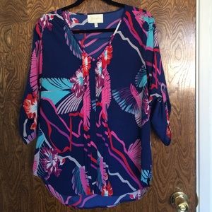 Yumi Kim Floral Silk Top