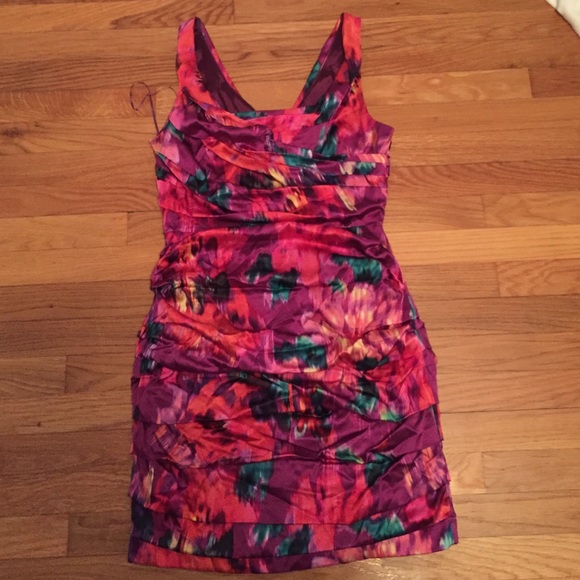Multicolor express formal dress