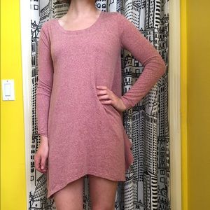 long sleeve tshirt shift dress