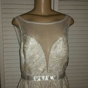 SOLD ON EBAY-------White formal dress