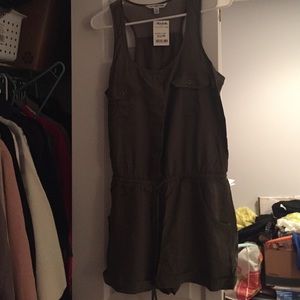 AE Army green romper