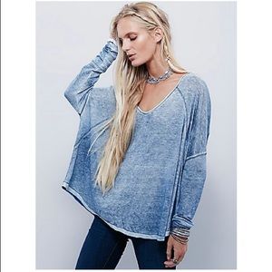 Free people macchiato top!!