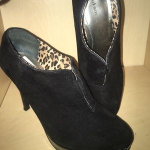 Black Style and Co heeled boots sz 7.5